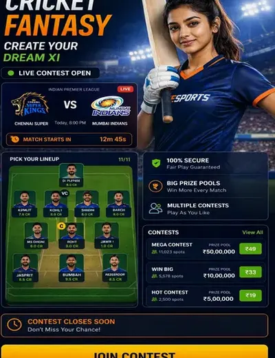 TAJ786 (taj 786) fantasy cricket & matchday visual 3
